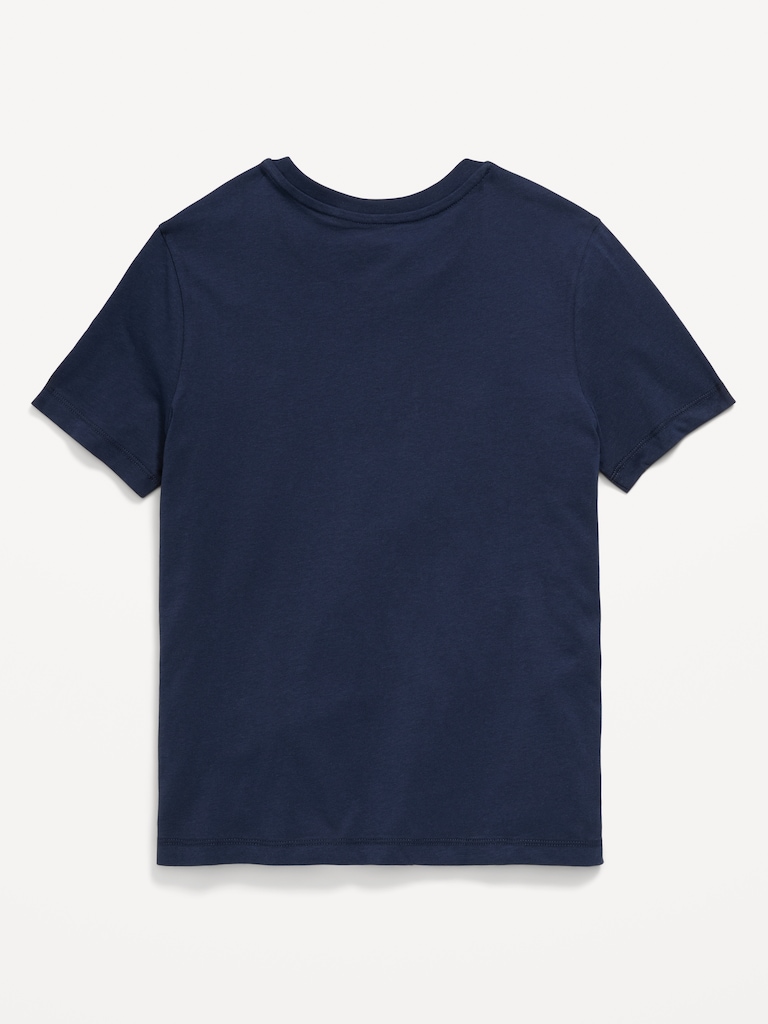 College Graphic Gender-Neutral T-Shirt for Kids