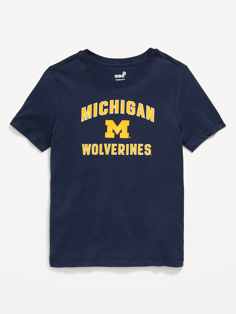 College Graphic Gender-Neutral T-Shirt for Kids