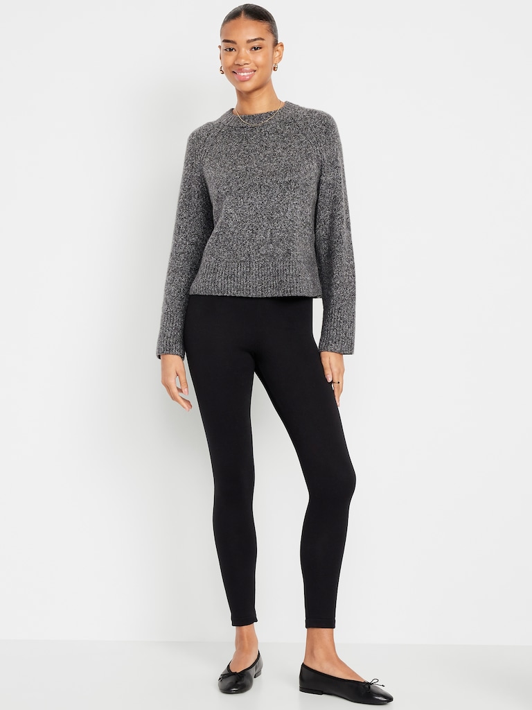 High-Waisted Fleece-Lined Leggings 3-Pack