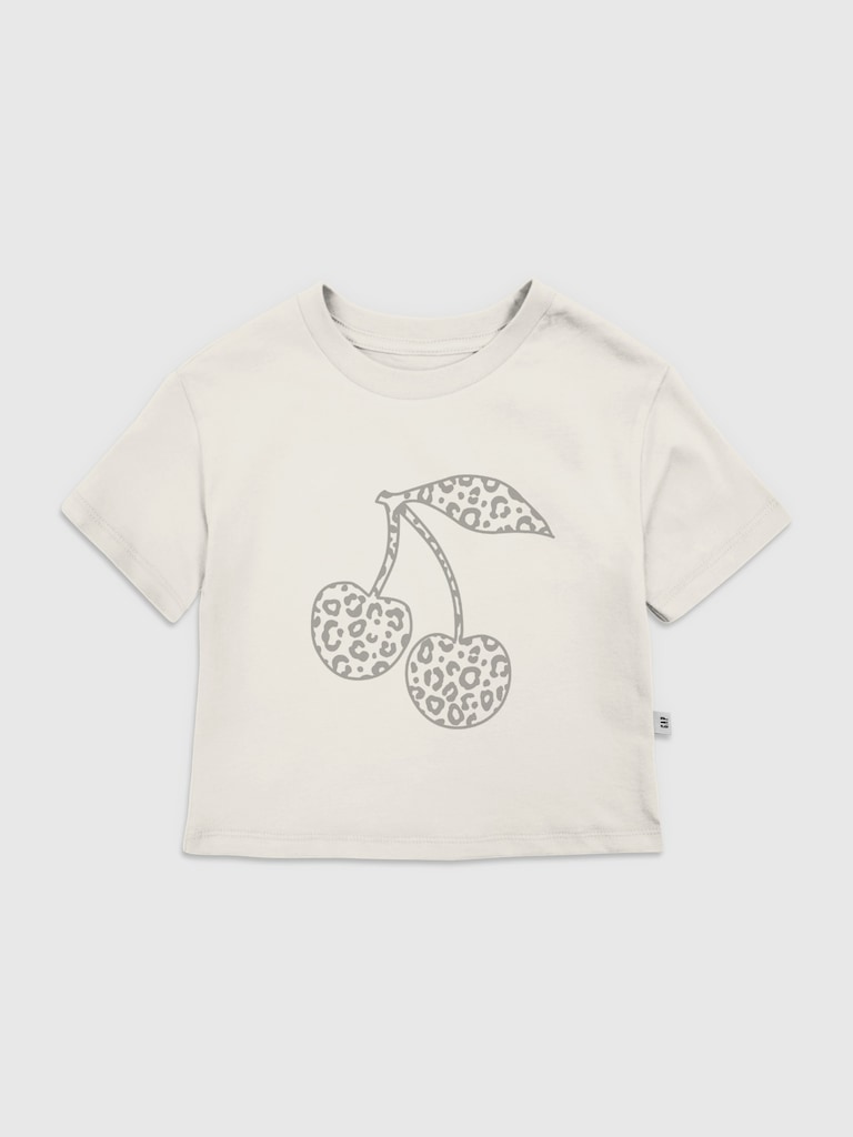 Toddler Leopard Cherries Graphic T-Shirt