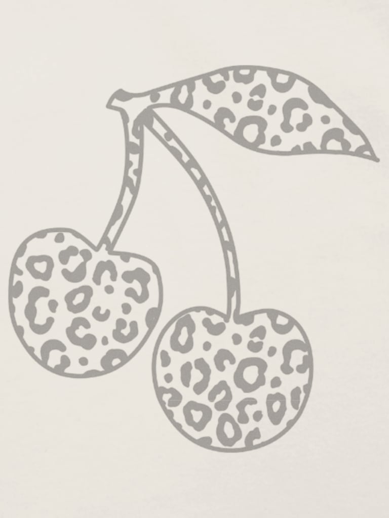 Toddler Leopard Cherries Graphic T-Shirt
