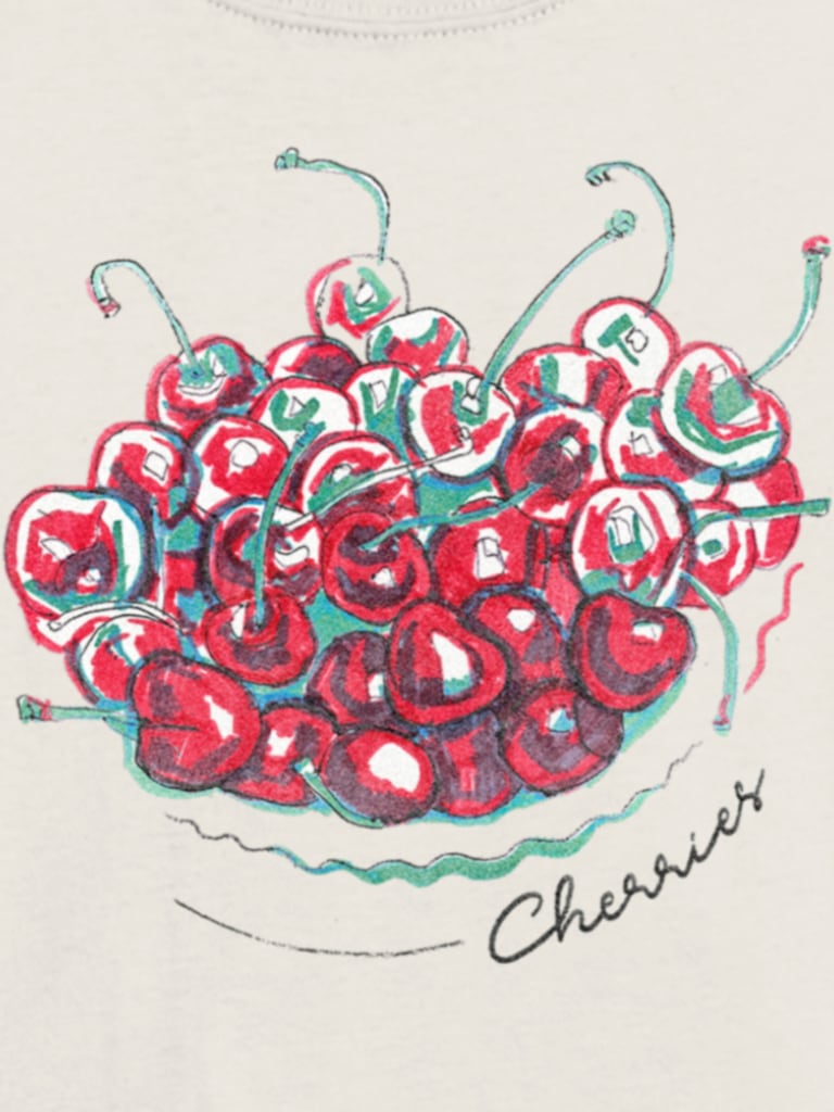 Kids Painted Cherries Graphic T-Shirt