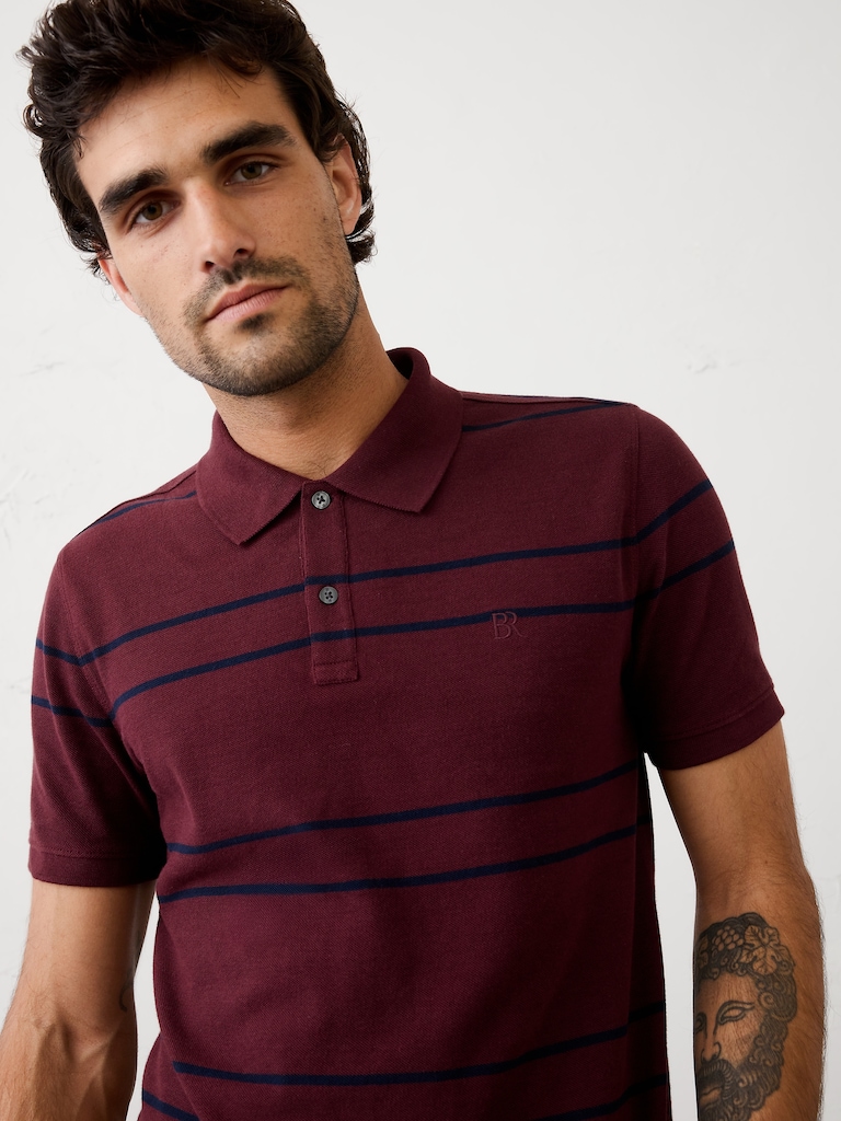 Standard-Fit Pique Polo