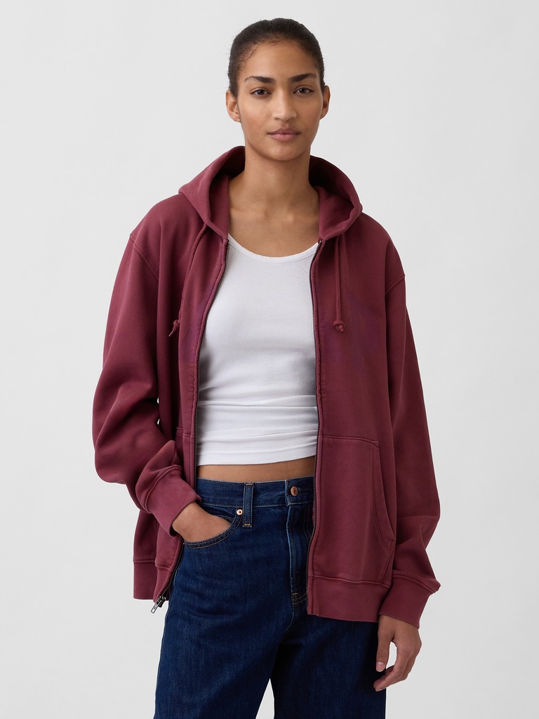 Adult VintageSoft Arch Logo Full-Zip Hoodie