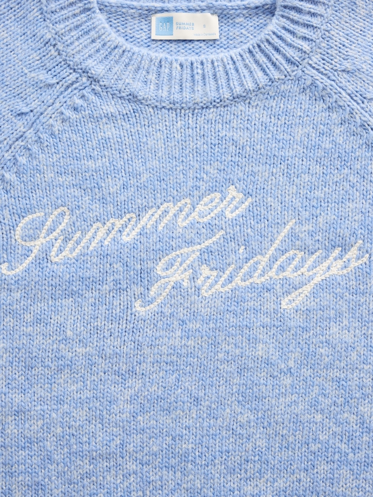 Gap × Summer Fridays Oversized Logo Sweater