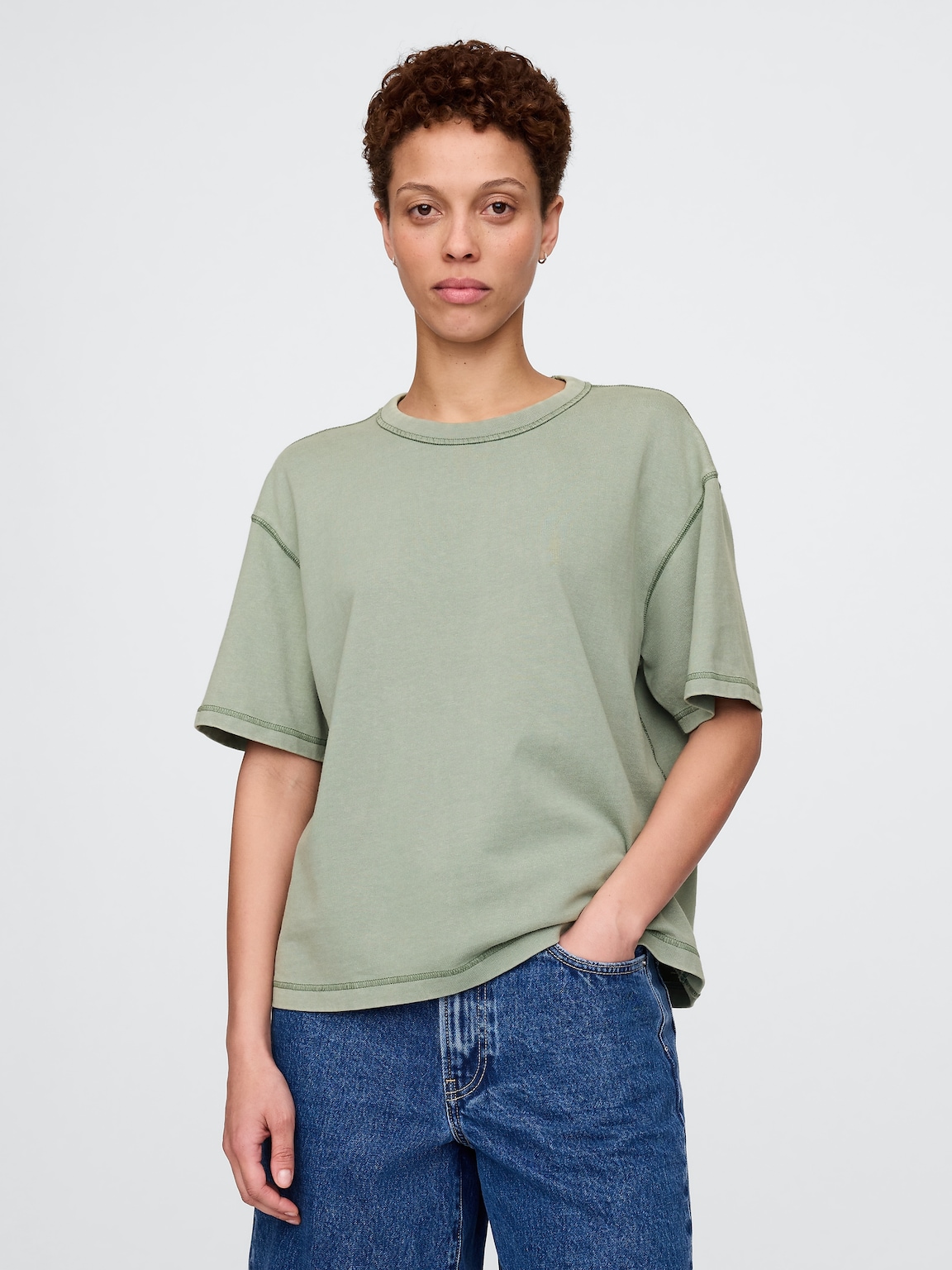 Adult Heavyweight Crop T-Shirt