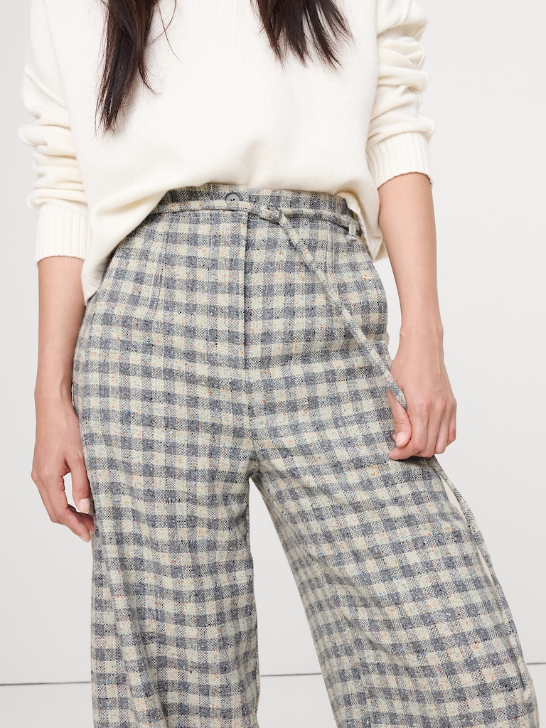 Ultra-High Rise Relaxed Barrel Donegal Pant