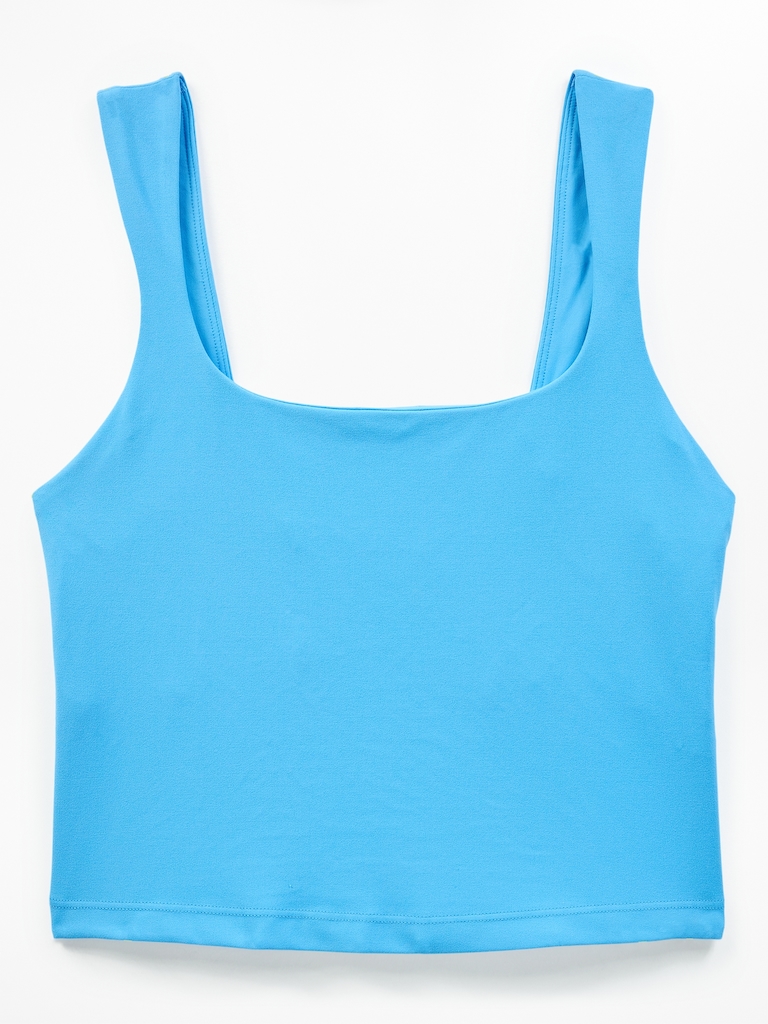 Transcend Square Neck Crop Sports Bra D-DD