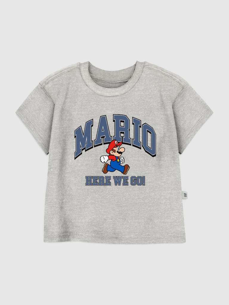 Toddler Mario Here We Go Graphic T-Shirt