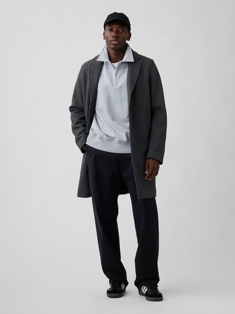 100% Recycled Relaxed Topcoat