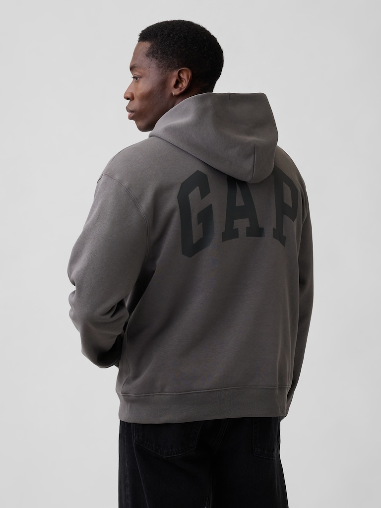 Oversized Gap Mini-Logo Hoodie