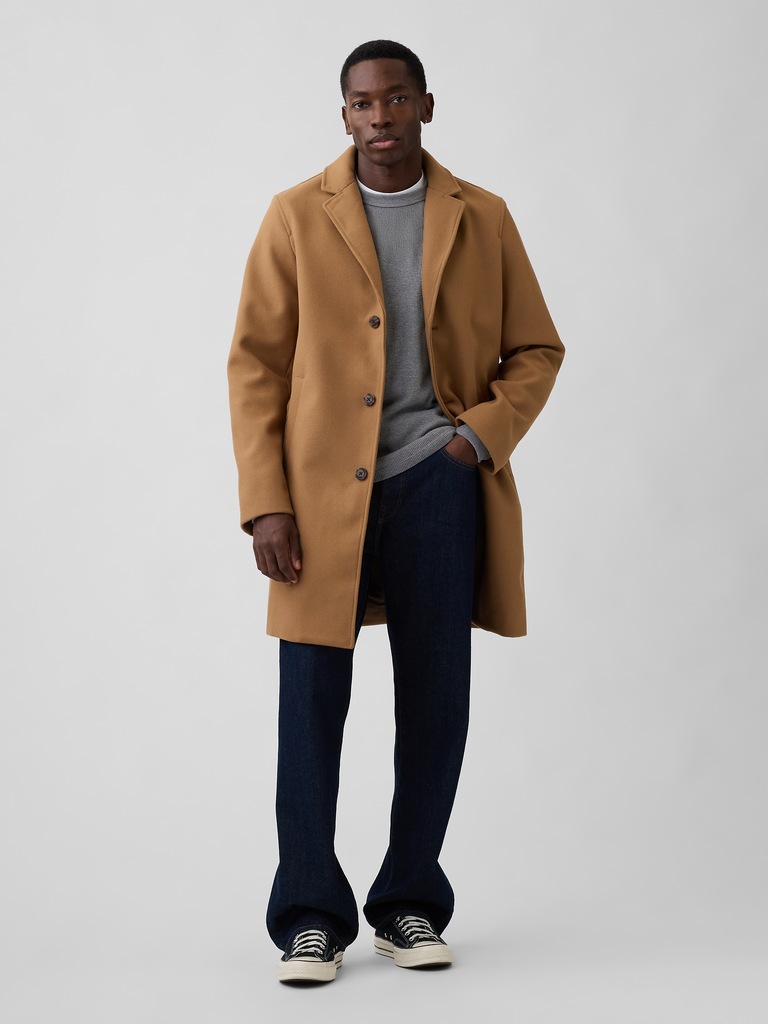 100% Recycled Relaxed Topcoat