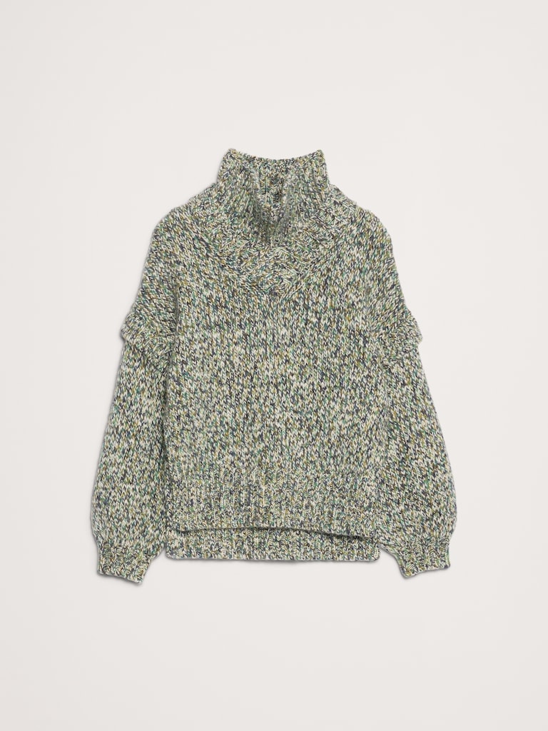 Wool-Alpaca Blend Sweater Tunic