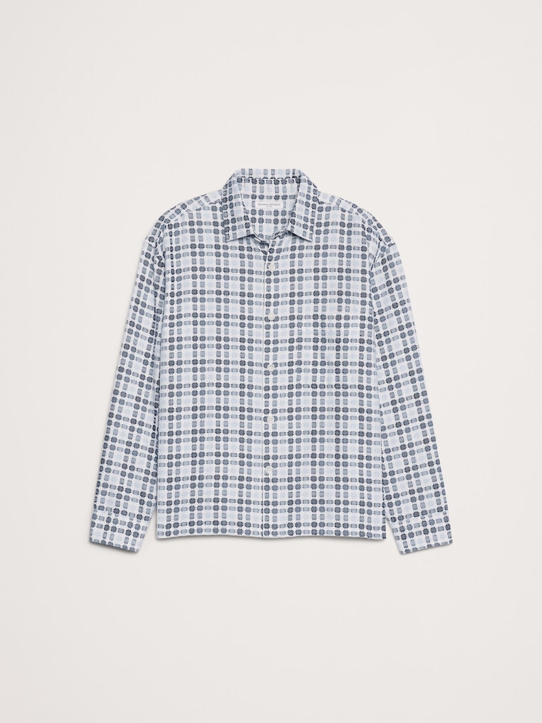 Relaxed-Fit Jacquard Shirt