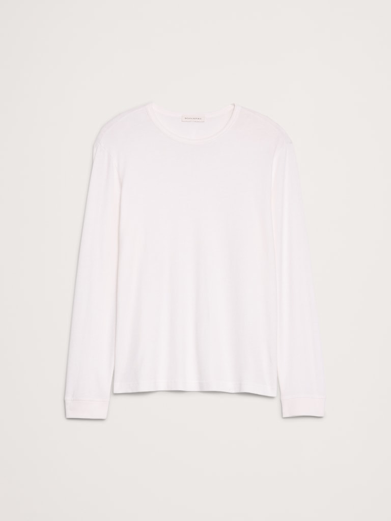 Cotton Jersey Long-Sleeve T-Shirt