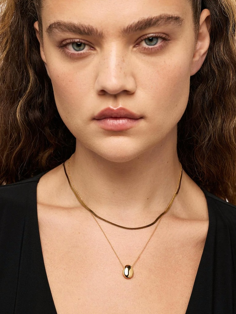 Ana Luisa Gold Mini Pebble Necklace