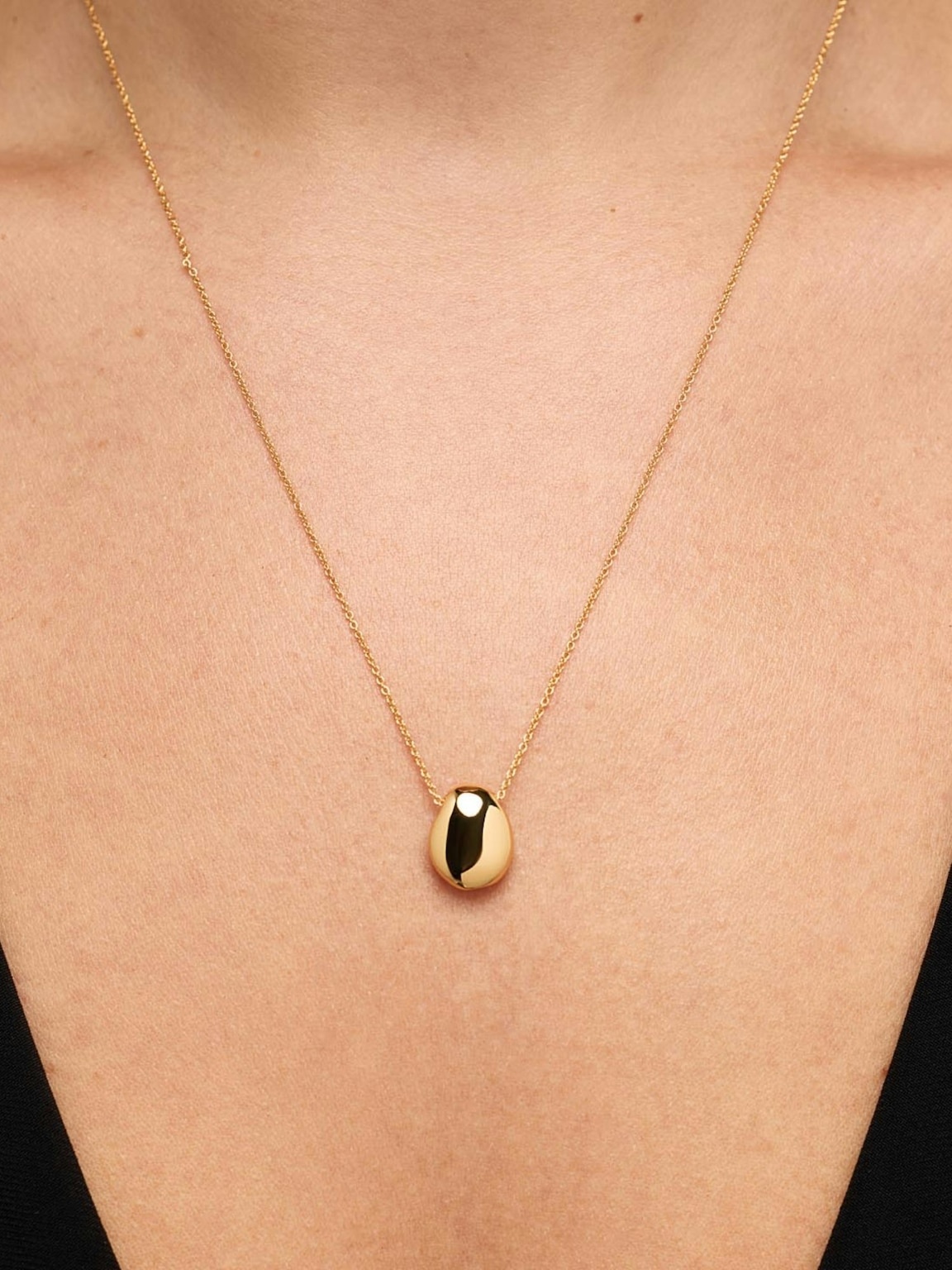 Ana Luisa Gold Mini Pebble Necklace