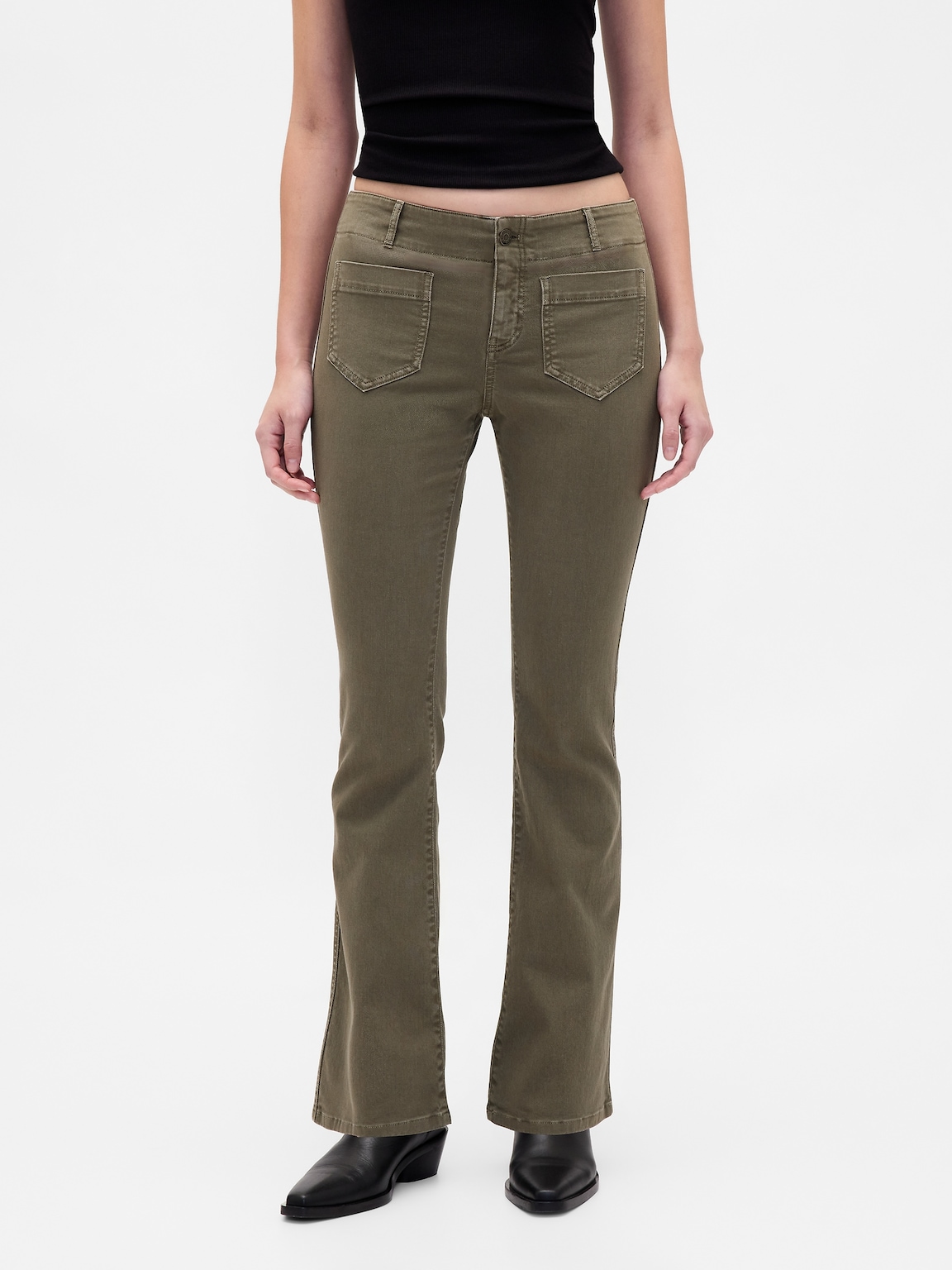 Low Rise Twill Long & Lean Pants