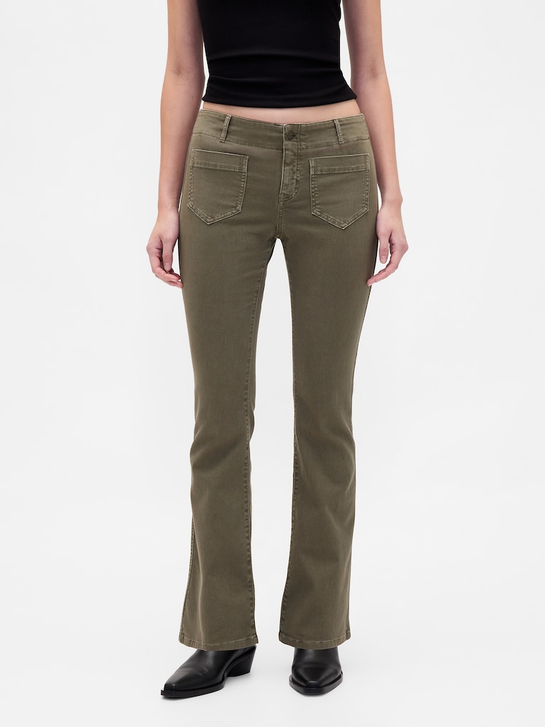 Low Rise Twill Long & Lean Pants