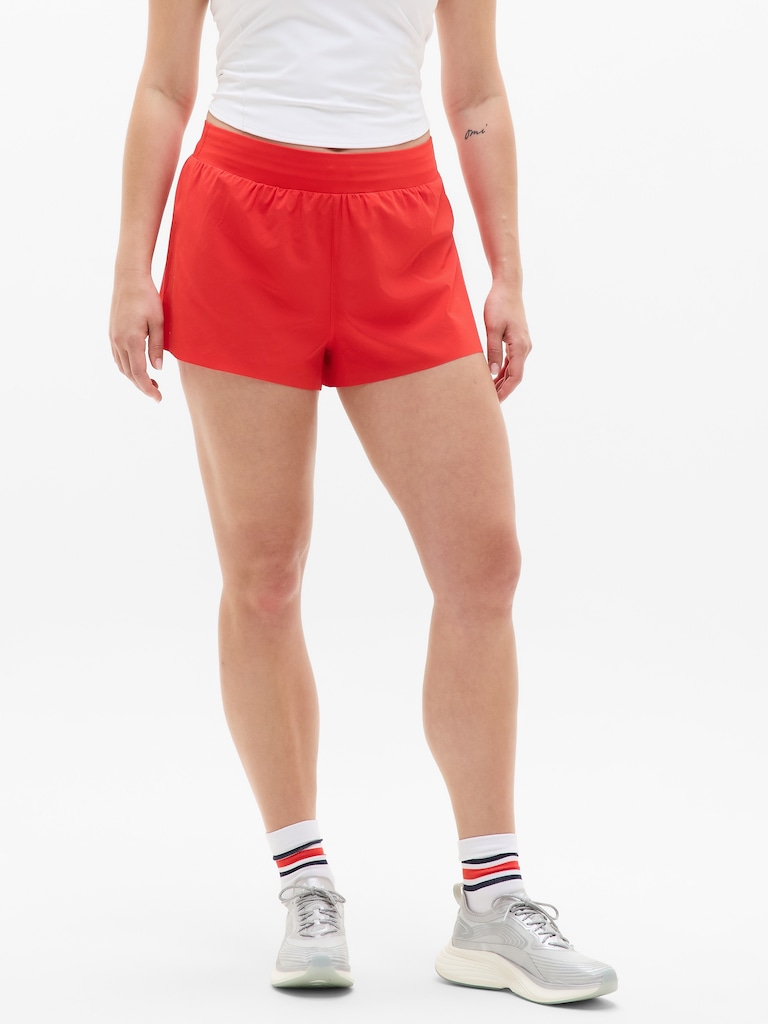 Fast Route Mid Rise 2" Run Short