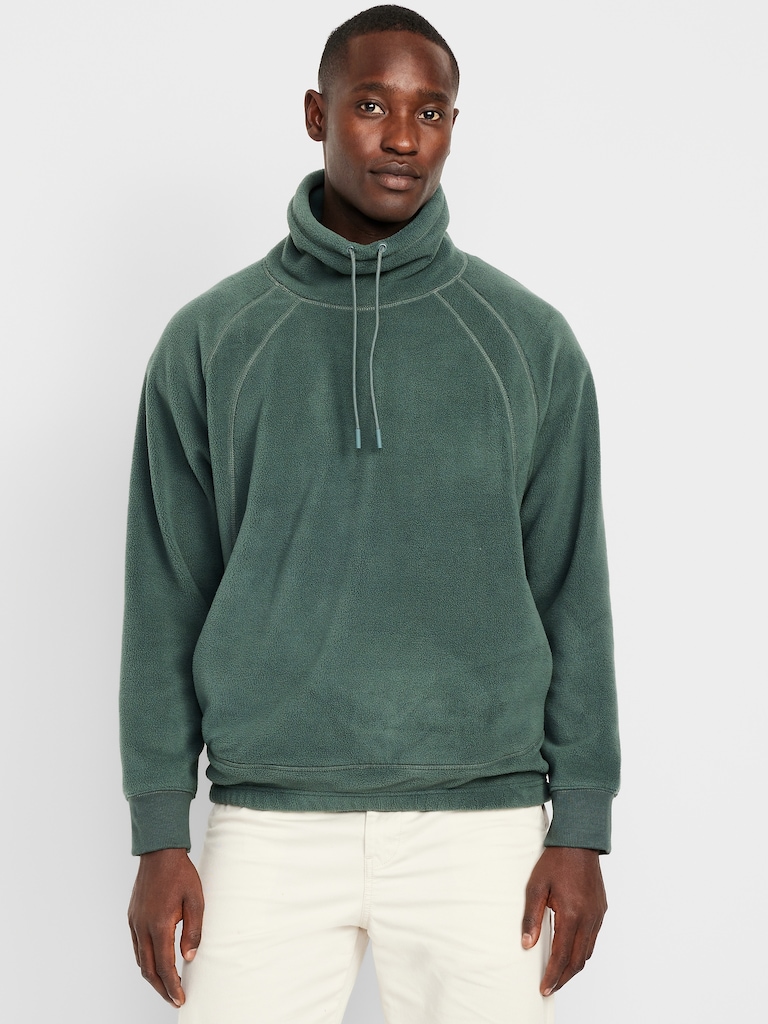 Funnel Neck Microfleece Pullover