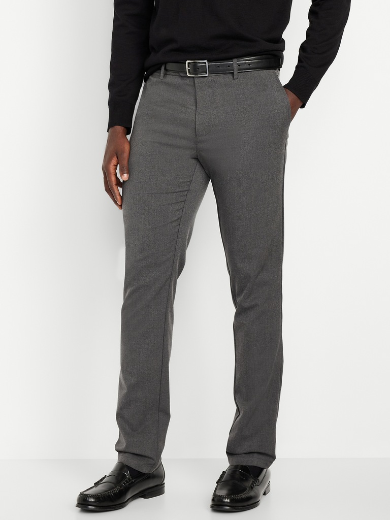 Slim-Fit Twill Dress Pants
