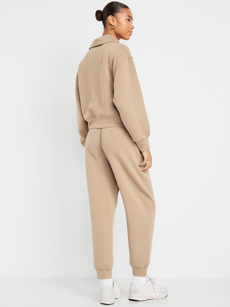 High-Waisted Bounce Fleece Jogger Sweatpants