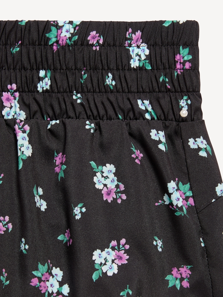 High-Waisted Dolphin-Hem Run Shorts for Girls