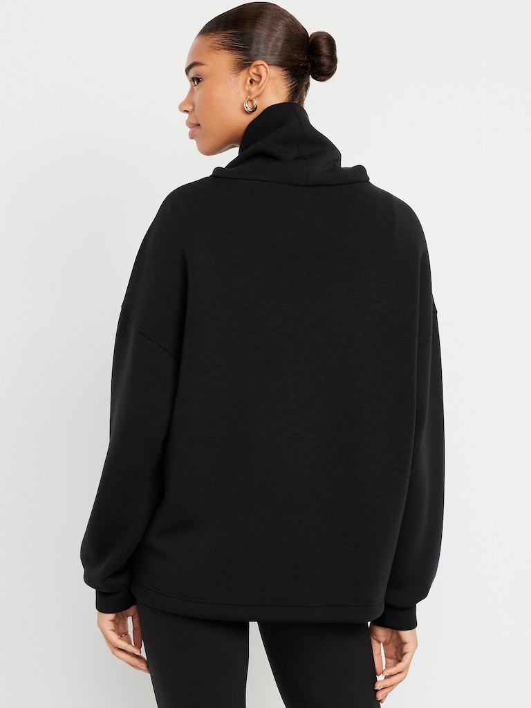 Bounce Fleece Funnel Neck Tunic