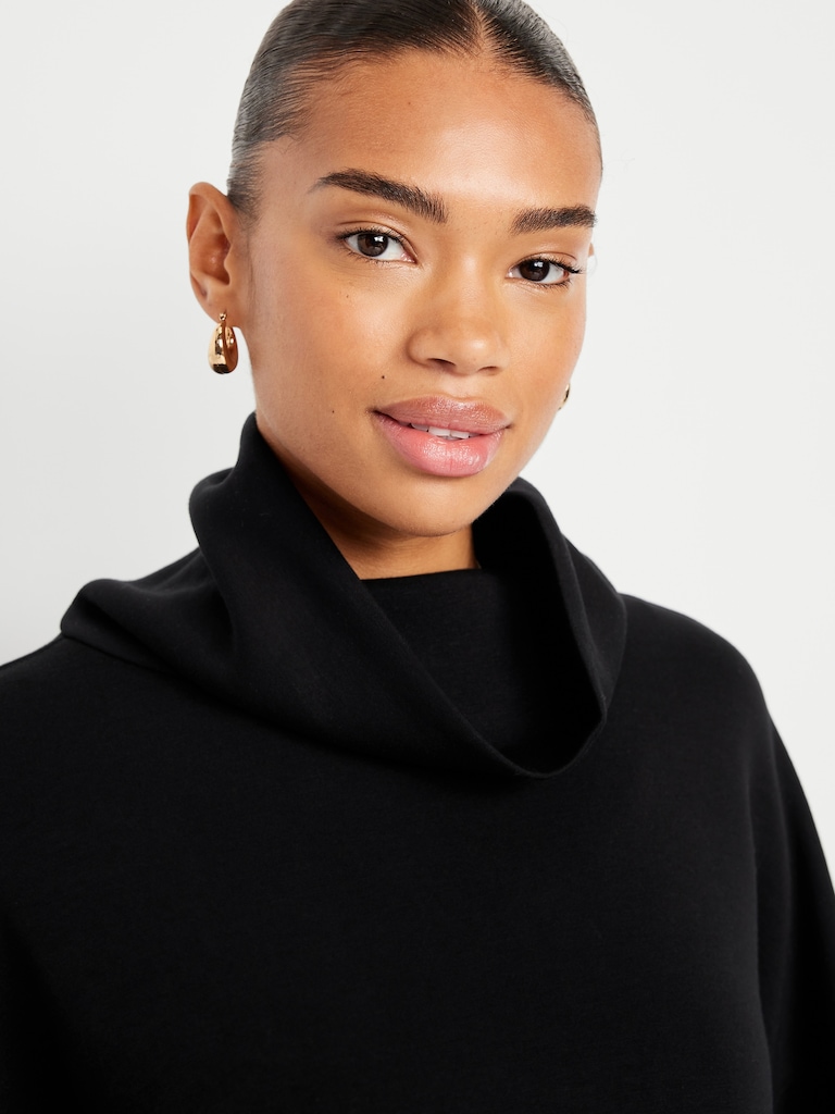Bounce Fleece Funnel Neck Tunic