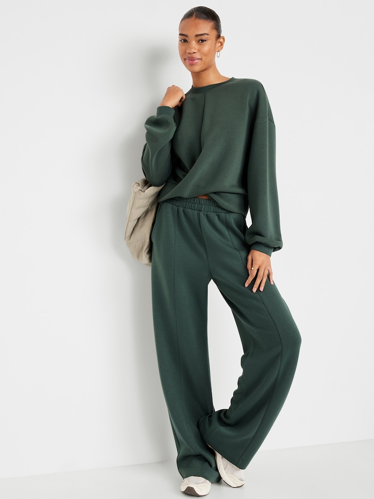 Bounce Fleece Twist-Front Top