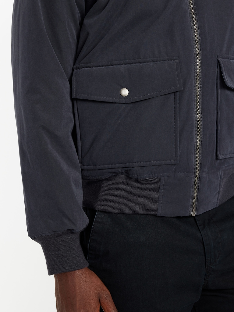 Water-Resistant Aviator Bomber Jacket