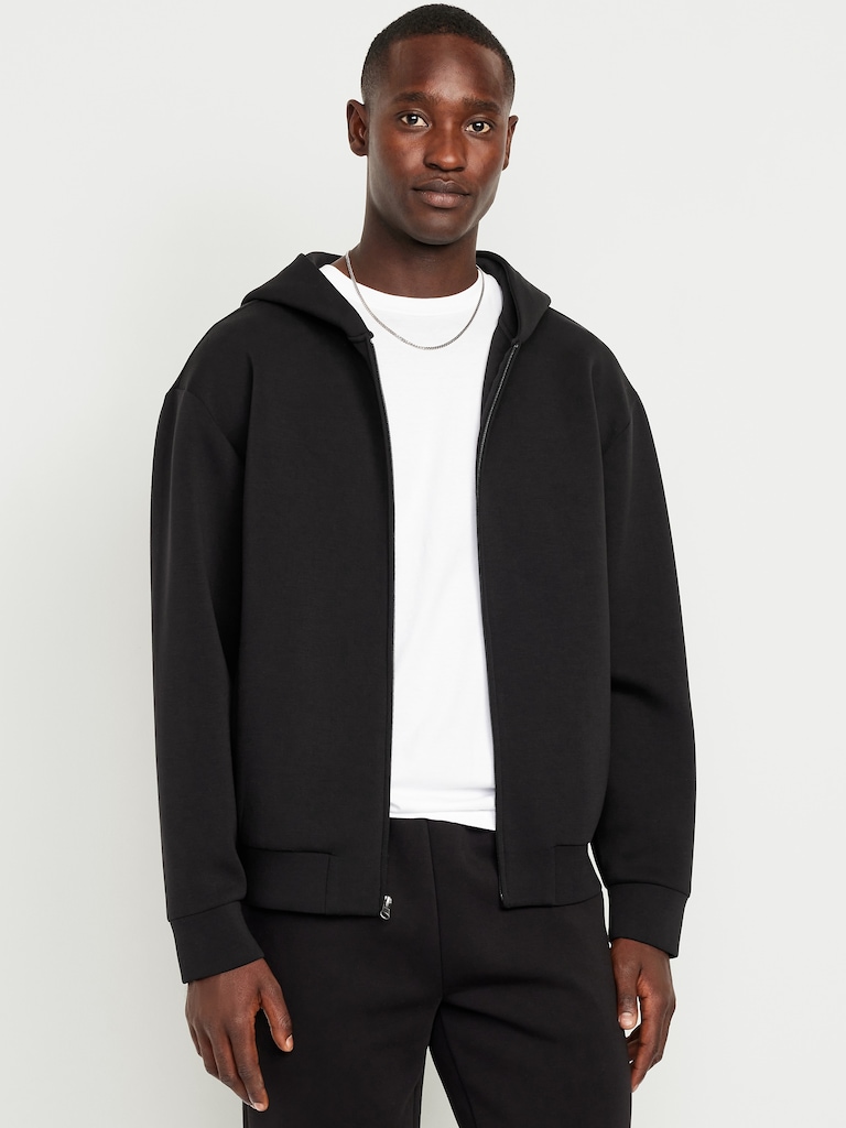 Bounce Fleece Oversized Full-Zip Hoodie