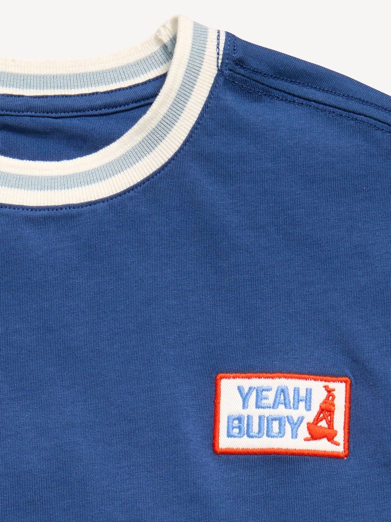 Oversized Short-Sleeve Graphic T-Shirt for Boys