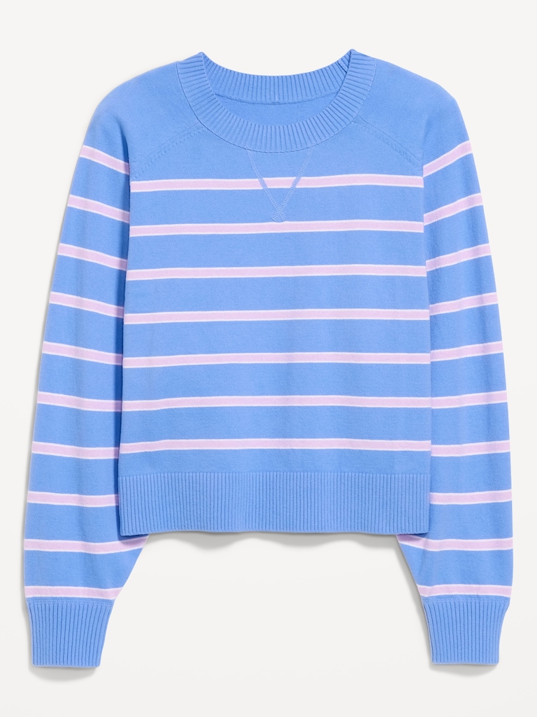 SoSoft Lite Cropped Crew-Neck Sweater