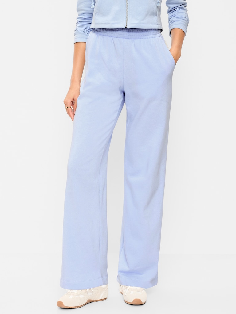 High-Waisted SoComfy Wide-Leg Sweatpants