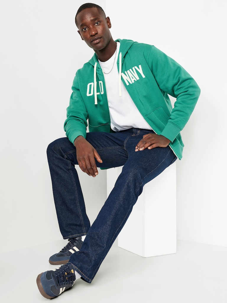 Loose Logo Zip Hoodie