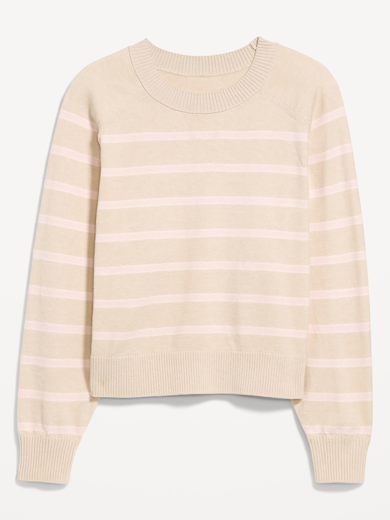 SoSoft Lite Cropped Crew-Neck Sweater