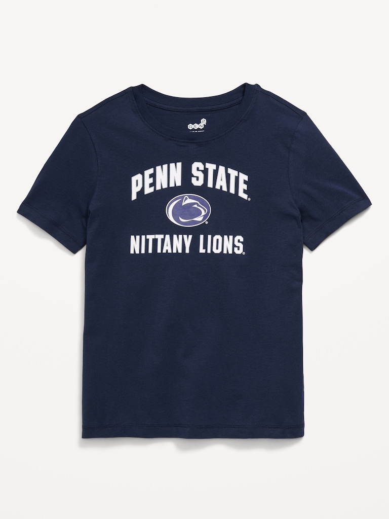 College Graphic Gender-Neutral T-Shirt for Kids