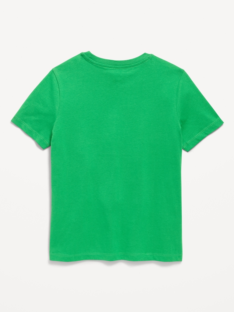 College Graphic Gender-Neutral T-Shirt for Kids