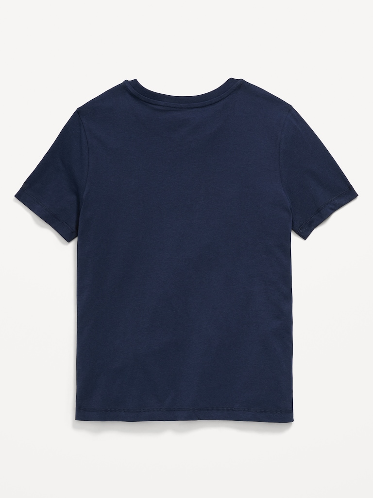 College Graphic Gender-Neutral T-Shirt for Kids