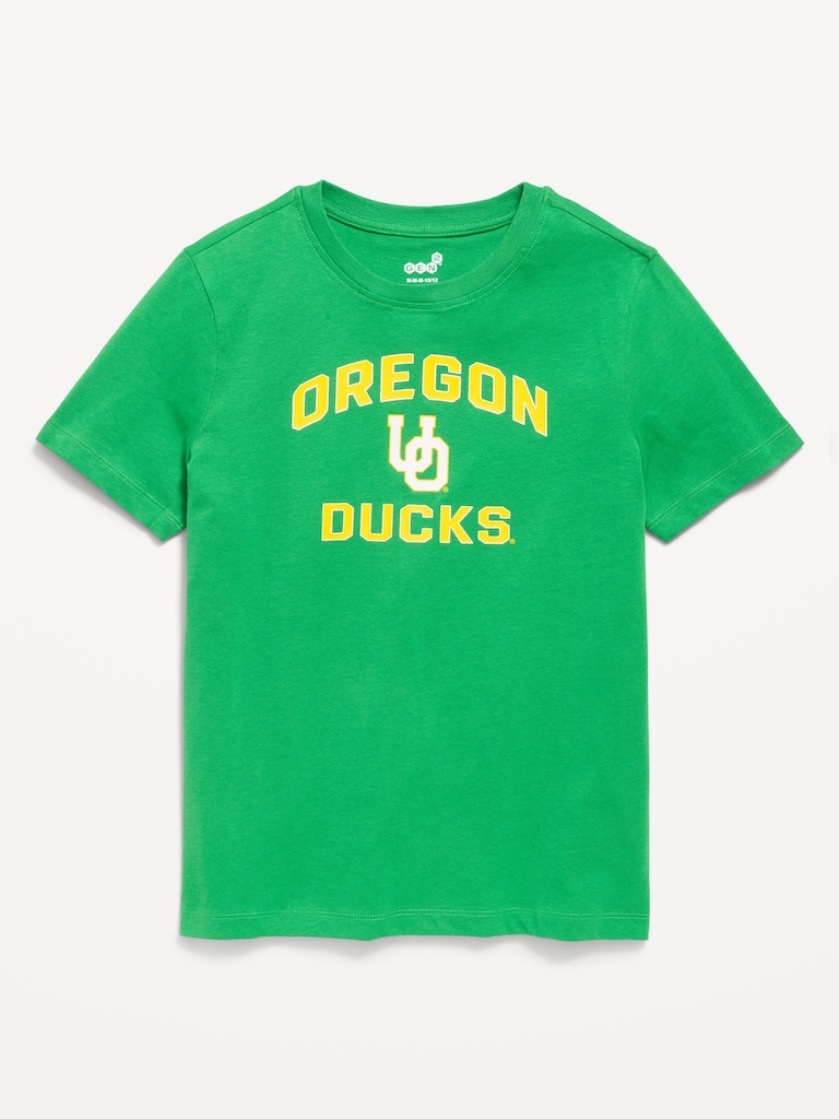 College Graphic Gender-Neutral T-Shirt for Kids