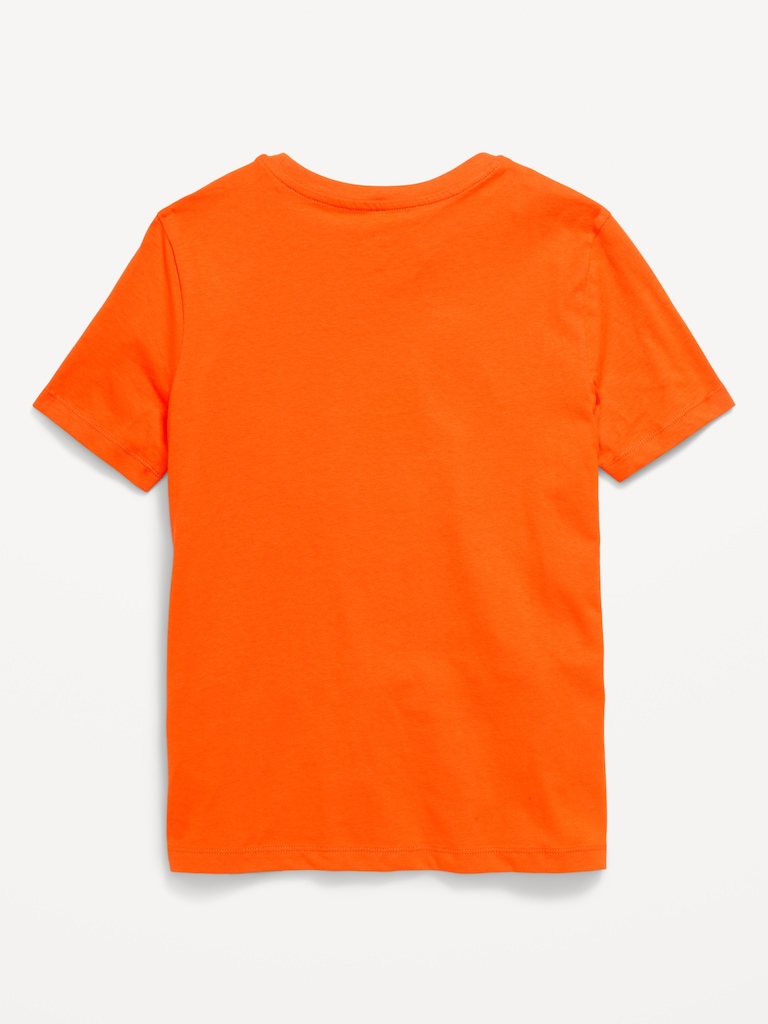 College Graphic Gender-Neutral T-Shirt for Kids