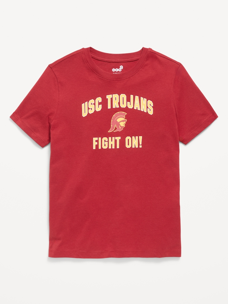 College Graphic Gender-Neutral T-Shirt for Kids