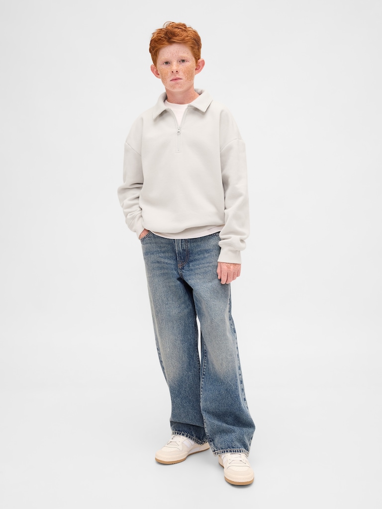 Kids VintageSoft Quarter-Zip Pullover