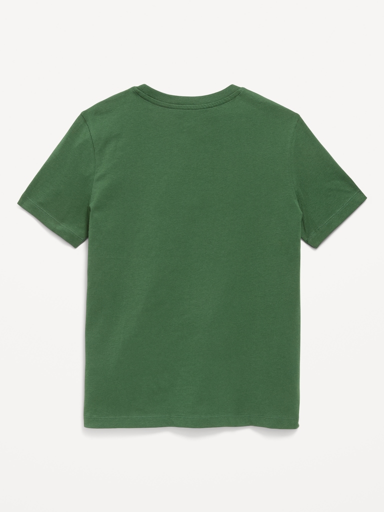 College Graphic Gender-Neutral T-Shirt for Kids