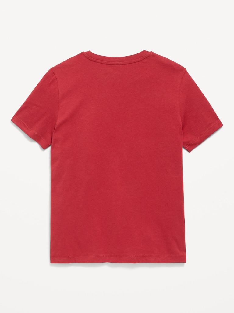 College Graphic Gender-Neutral T-Shirt for Kids
