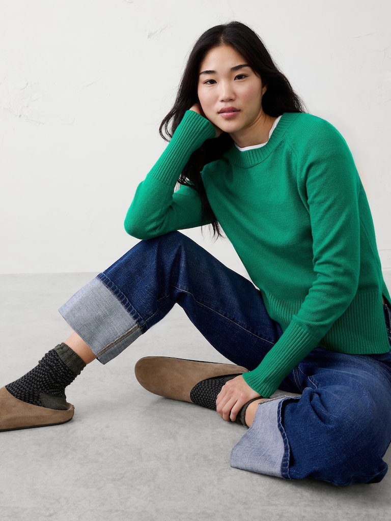 Perfectly Soft Crew-Neck Sweater