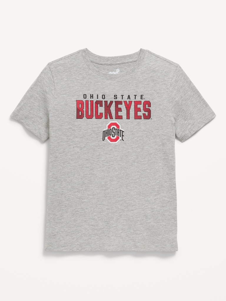 College Graphic Gender-Neutral T-Shirt for Kids