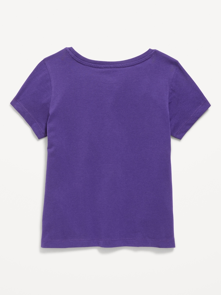 College Graphic T-Shirt for Girls